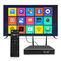 Untuk Pabrik OEM India 4K4GB32GB Android 11 ZX4 Media Player Smart Set Top Box Quad Core AmlogicS905X4 WiFi 6 BT 5.4 Home Theater