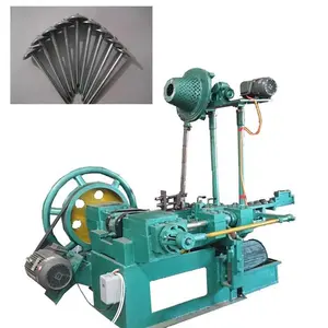 Umbrella Head Roofing Nails Making Machine Zinc Plating Nails Production Line Price