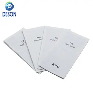 Stampa manuale manuale di istruzioni del prodotto su misura del Deson libri stampa offset libretto di stampa a doppio lato
