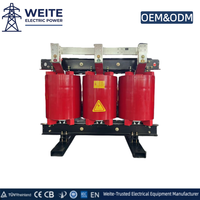Transformateur sec triphasé à résine époxy 440V 220V 10kV 12kV 500kVA 630kVA 60Hz élévateur/abaisseur pour équipement électronique sur mesure