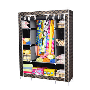 ארון בגדים מודרני מתקפל גדול בסגנון קוריאני, ארון אחסון משולב, ריהוט לבית, ייוו - Product Image 3