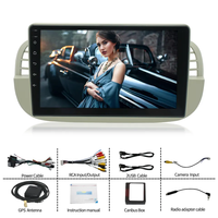 Precio de fábrica 2 Din Car Stereo Audio DVD Player Car Multimedia Player Android Car Radio para FIAT 500 2007-2015