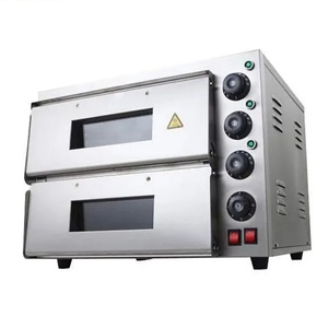 เตาอบพิซซ่าไฟฟ้า 2 ชั้น ขายดี เตาอบพิซซ่าเชิงพาณิชย์สำหรับอบขนมปัง พิซซ่า เค้ก - Product Image 3