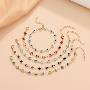 Braccialetto alla Moda con <span class=keywords><strong>Occhio</strong></span> del Diavolo, Gioielli Colorati con Occhi Blu, Accessori Retrò all'Ingrosso - Product Image 3