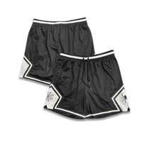 Pantalones cortos deportivos personalizados, diseño bordado, logotipo y nombre, pantalones cortos de baloncesto de malla de doble capa