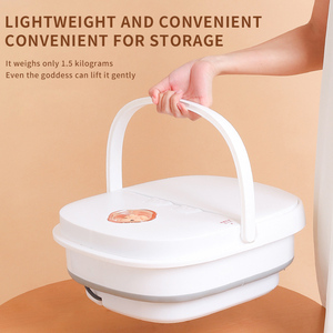 Hitze tief kneten Fuß waschmaschine Pediküre Wannen blasen Tragbares Fuß-Spa-Bad <span class=keywords><strong>massage</strong></span> gerät - Product Image 3