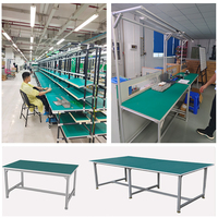 Table d'atelier électronique Esd en aluminium antistatique anti-poussière personnalisée établi industriel résistant en métal
