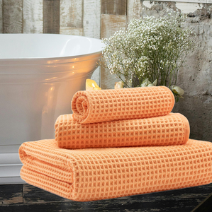 Khăn tắm sợi microfiber thiết kế tổ ong, thấm hút cao, khô nhanh, không mùi, bán buôn từ nhà máy ECO, thích hợp cho tắm, phòng tập thể dục, bãi biển, hồ bơi - Product Image 1