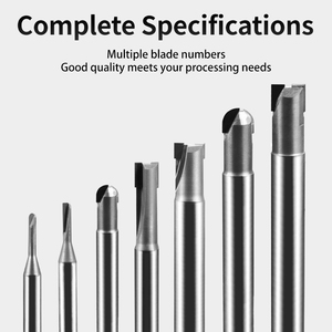 <strong>PCD</strong> Diamond Milling Cutter Engraving Bit Carbon Fiber Fiberglass Bakelite Polycrystalline <strong>End</strong> <strong>Mill</strong> Tool Carbide Machining CNC - Product Image 3