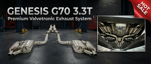 Système d'échappement Catback en acier inoxydable ING pour <span class=keywords><strong>Genesis</strong></span> G70 3.3T 2017+ avec silencieux à valve et tuyaux – Pièces de performance automobile - Product Image 1