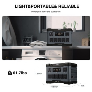 Senci 1843wh Powerbank 2000W LiFePO4 Trạm điện 2kw Trạm điện cầm tay năng lượng mặt trời Máy phát điện - Product Image 5