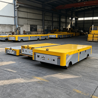 Chariot de transfert professionnel de 5 tonnes avec roues robustes pour le transport de matériaux en bobines d'acier dans les entrepôts