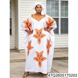 <span class=keywords><strong>Robe</strong></span> africaine <span class=keywords><strong>Bazin</strong></span> Riche <span class=keywords><strong>Boubou</strong></span> Dashiki avec broderie bleu royal pêche, manches longues pour mariage 47Q26051702 - Product Image 1