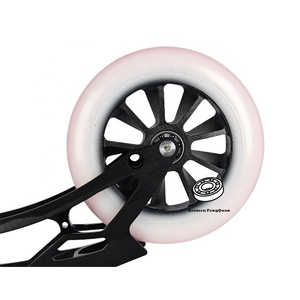 Ruedas <span class=keywords><strong>de</strong></span> Patines en Línea Profesionales <span class=keywords><strong>de</strong></span> Alta Calidad, 125MM, Negras, Magia Negra, SHR, Duraderas, para <span class=keywords><strong>Patinaje</strong></span> <span class=keywords><strong>de</strong></span> Velocidad - Product Image 4