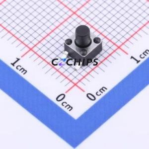 TSC015B05526A02 Tactile Switch SMD-4P,4.5x4.5mm Switch Round Button 2.6N Vertical Mount 4.5mm - Product Image 1
