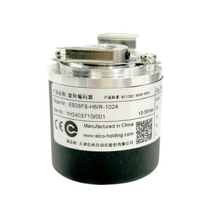 เอลโค ตัวเข้ารหัสแบบหมุนเพลาแบบกึ่งกลวง EB38F8-H6AR-1024 P6PR C4AR 10-30Vdc - Product Image 5