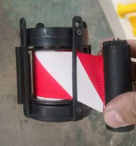 Cono de tráfico de cinturón retráctil de 3 metros, Material ABS, cinta de tráfico conectada a cono, productos de advertencia de tráfico - Product Image 5