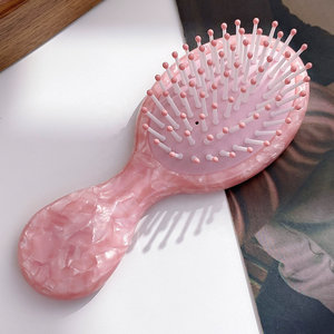 French Style Retro Elegant Handmade <b>Hair</b> <b>Brush</b> for Women and <b>Men</b> Cellulose Acetate Vintage Printing Fashion Comb for Home Use - Product Image 4