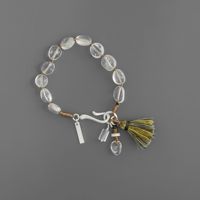 Cordon tressé géométrique perlé réglable, style rétro ethnique, bijoux fantaisie, cadeau pour femme - Fournisseur d'usine