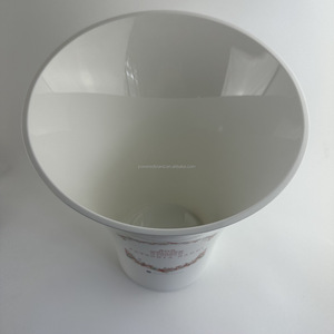 Logo baskılı 4L akrilik şeffaf plastik şampanya buz kovası - Product Image 4