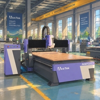 Routeur CNC 3 axes pour le bois CE 1325, machine de gravure et de découpe CNC 3D, routeur CNC ATC pour le travail du bois AKM1530C