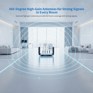 MTK7988 OpenWrt ใหม่ WiFi7 Tri-band 2.4G & 5.8G & 6G DDR4 1GB เราเตอร์ในบ้าน19000ax ไฟร์วอลล์10Gb SFP พอร์ตคู่ซิมสล็อต - Product Image 6