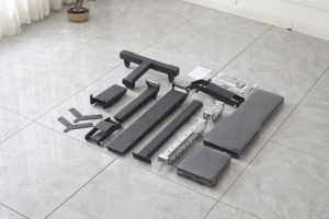 Banc de musculation réglable pour salle de sport, banc de musculation pliable, construction métallique sécurisée, design portable pour développé couché, musculation - Product Image 6