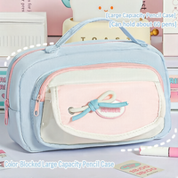 Trousse à crayons colorée, mignonne, style Ins, motif bonbons, petite, fraîche, multifonctionnelle, portable, grande capacité, très esthétique