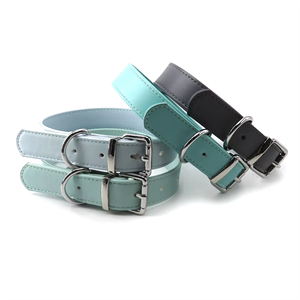 Correa de perro de cuero ecológica de nueva moda de <span class=keywords><strong>2</strong></span> pulgadas de ancho vegano con pinchos para mascotas collar de perro de cuero genuino y conjunto de correa de lujo - Product Image 6