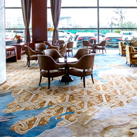 Tapis en nylon à rayures imprimées, nouveau style chinois, ignifuge B1, écologique, sans formaldéhyde, pour hôtels