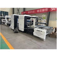 Bonne vente avec une colleuse de dossiers de carton semi-automatique stable/une machine à coller les joints de deux cartons/une machine à coller les doubles pièces
