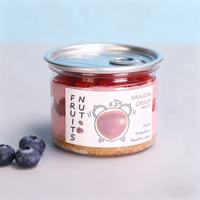 Nouvelle conception, contenants à dessert transparents en PET de 250 ml et 300 ml, boîtes à gâteaux en plastique avec couvercle à ouverture facile, pots à crème glacée