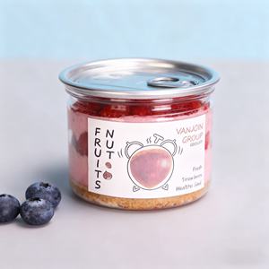 Nuovo Design Contenitori per Dessert in PET Trasparente da 250ml 300ml Barattoli in Plastica con Coperchio a Pressione per Torte e Gelati - Product Image 3