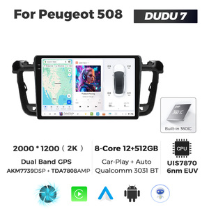 MEKEDE DUDU7 <span class=keywords><strong>Auto</strong></span>-play Audio per <span class=keywords><strong>Auto</strong></span> Radio GPS di navigazione 2K schermo lettore multimediale Android <span class=keywords><strong>Auto</strong></span> per <span class=keywords><strong>Peugeot</strong></span> <span class=keywords><strong>508</strong></span> - Product Image 5