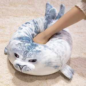 מותאם אישית חותם גדול שמנמן כרית רכה כחול/ורוד ממולא כותנה ים חמוד ים ים חיה ים צעצוע - Product Image 5