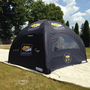 Tenda tiup kustom untuk acara besar 10x10, tenda berkemah tahan air untuk acara tiup
