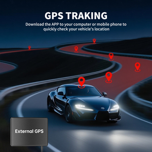 กล้องติดรถยนต์ขนาดเล็กเลนส์คู่4K 3.0นิ้วกล่องดำติดรถยนต์ GPS FHD วิสัยทัศน์กลางคืนกล้องติดรถยนต์ระบบ WiFi บันทึกวิดีโออิเล็กทรอนิกส์อัตโนมัติ - Product Image 4