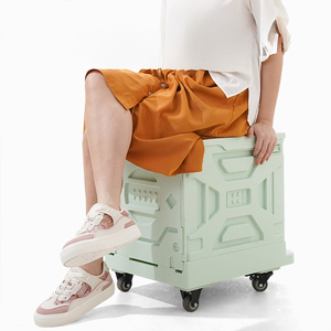 Supermarkt <span class=keywords><strong>Trolley</strong></span> Leverancier Grote Opbergdoos Klimkar Opvouwbare Winkelwagentje - Product Image 3