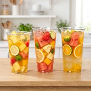 Vasos de Plástico PET Desechables de 12oz y 98mm de Calibre, con Logotipo Personalizado Impreso, para Bebidas Frías, Té con Leche, Té de Burbujas, Jugo - Product Image 2