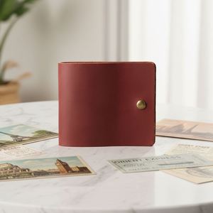Portefeuille horizontal unisexe moderne et simple, fait main, design créatif personnalisé, imprimé en sérigraphie, pour cartes de visite promotionnelles et argent - Product Image 4