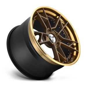 Striking Super Deep Concave Multi <b>Spoke</b> Three Piece Forged Aluminium Alloy Rim With <b>Wheel</b> Center Cap Universal Fit Passenger Car - Product Image 2