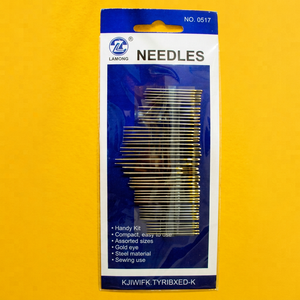 Aiguilles à coudre à la main ND0013G, 45 pièces |   Aiguilles à coudre Double Swallow Brand, 45 pièces, kit d'aiguilles à coudre à la main en acier - Product Image 2