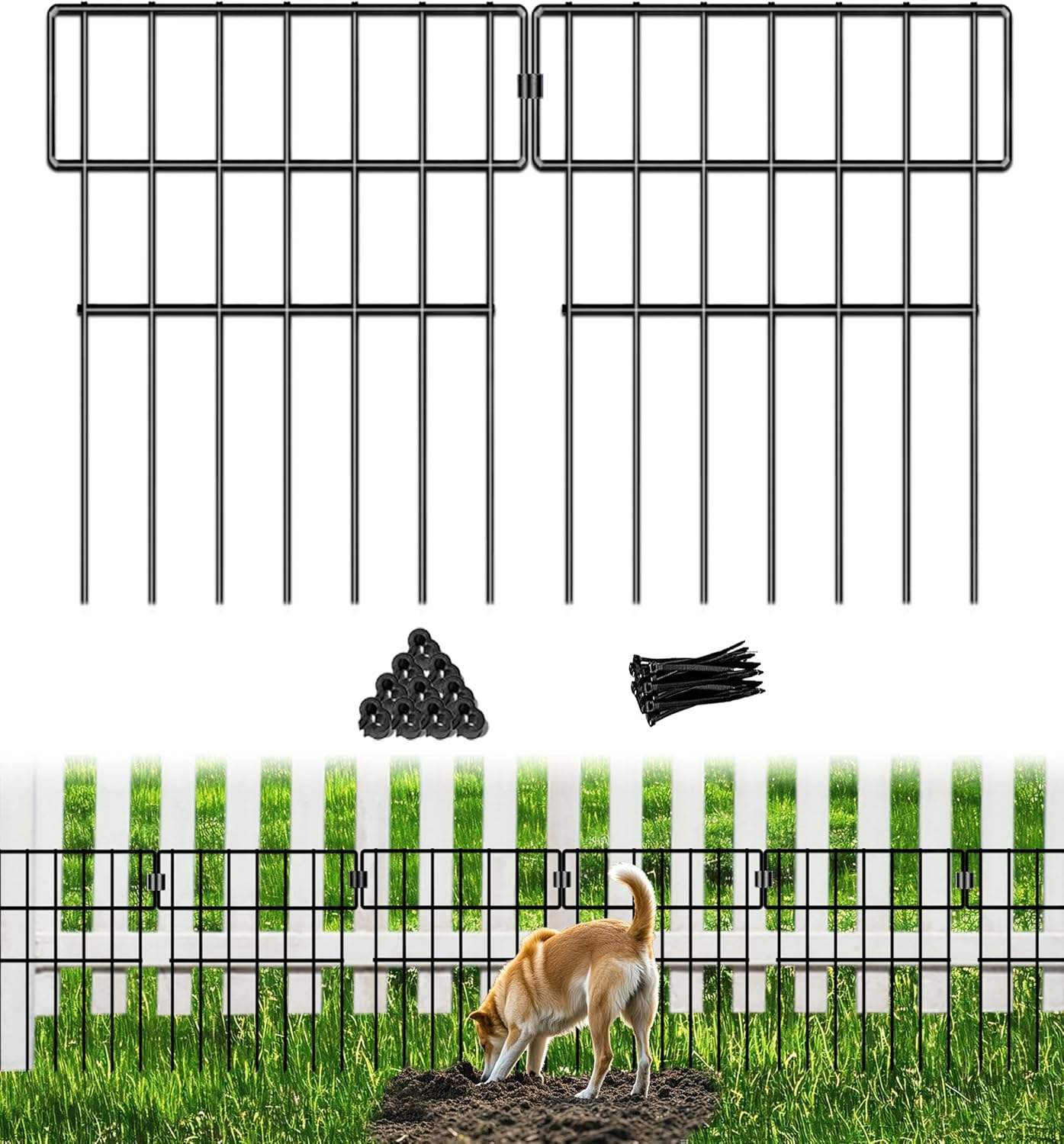 Dig Metal Garden Fences Durable Stylish Protection