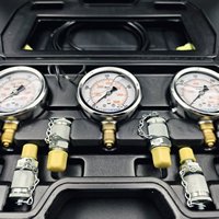 Outil de diagnostic pour la construction pour CAT pour John pour Deere pour Bobcat pour boîtier Manomètre hydraulique pour pièces de kit de test