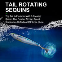 CHEERY 40g 60g 80g Leurre de pêche en mer en métal, jigging, à coulée rapide, leurre artificiel dur en métal avec hameçon