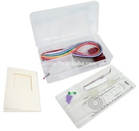 Kits de démarrage pour le quilling sur papier 26801 avec papier à quilling, planche à quilling, peigne, outil de curling, stylo à quilling à fente et aiguilles