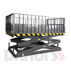 다후이 공장가 2m 5m 10m 고소작업대 고정식 유압 리프트 시저 리프트 CE ISO 인증 리모컨 풀세트 - Product Image 3