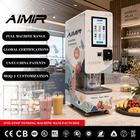 Distributeur automatique de smoothies Aimir CE ECAS, machine à smoothies avec mixeur à 10 vitesses anti-éclatement