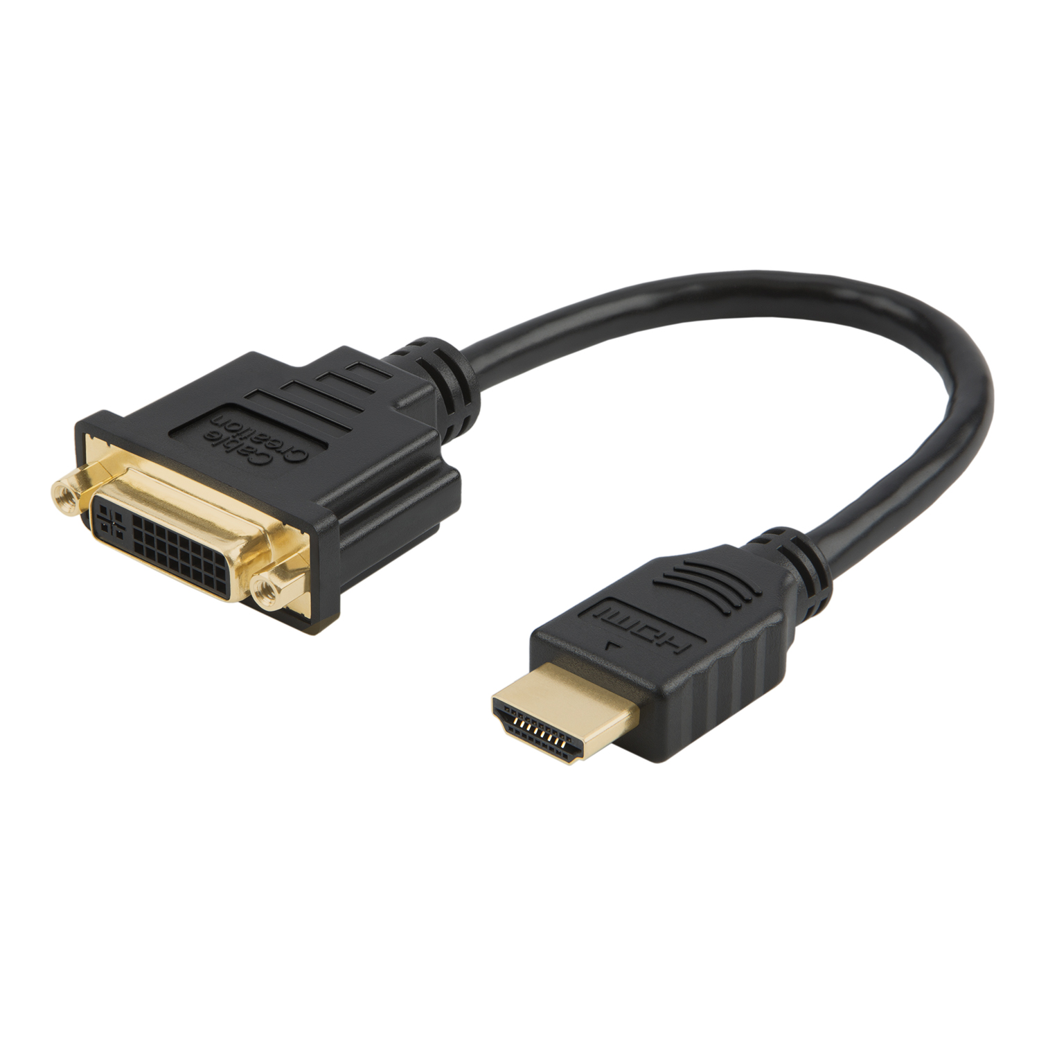 CableCreation Bi-Directional DVI (24+5) Female to HDMI 4K Male Adapter HDMI to DVI Cable