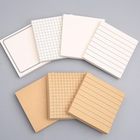 Vente en gros d'usine - Blocs-notes autocollants pour étudiants - Papier kraft - Blocs-notes autocollants pour mémos et agendas d'étudiants
